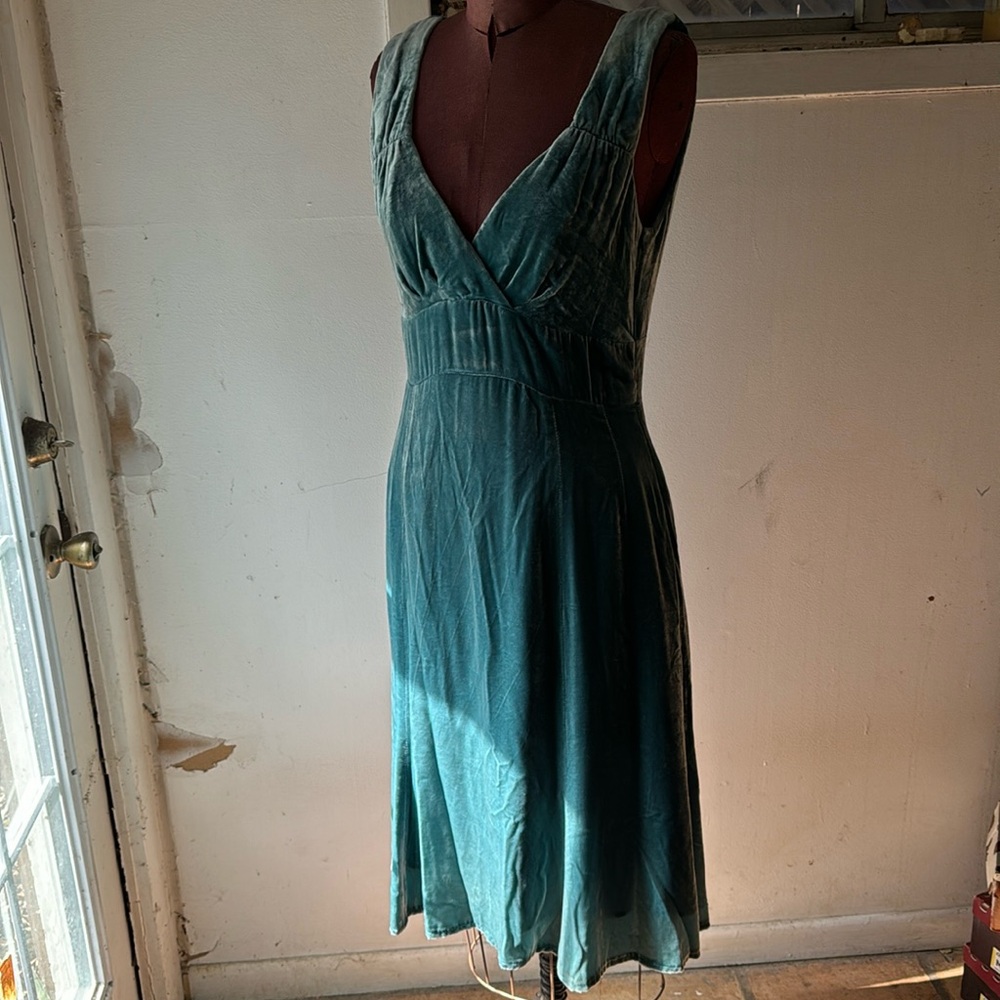 Nanette Lepore Teal Sleeveless Dress